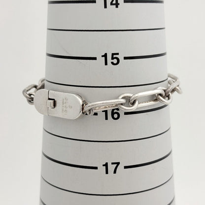Gucci Logo Chain Bracelet 925 Sterling Silver — view 4