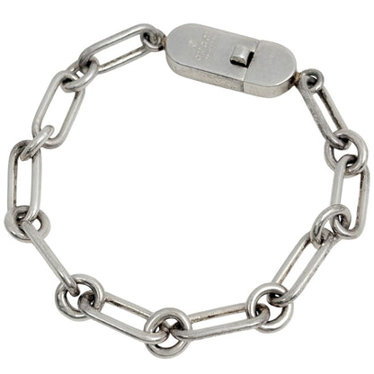 Gucci Logo Chain Bracelet 925 Sterling Silver