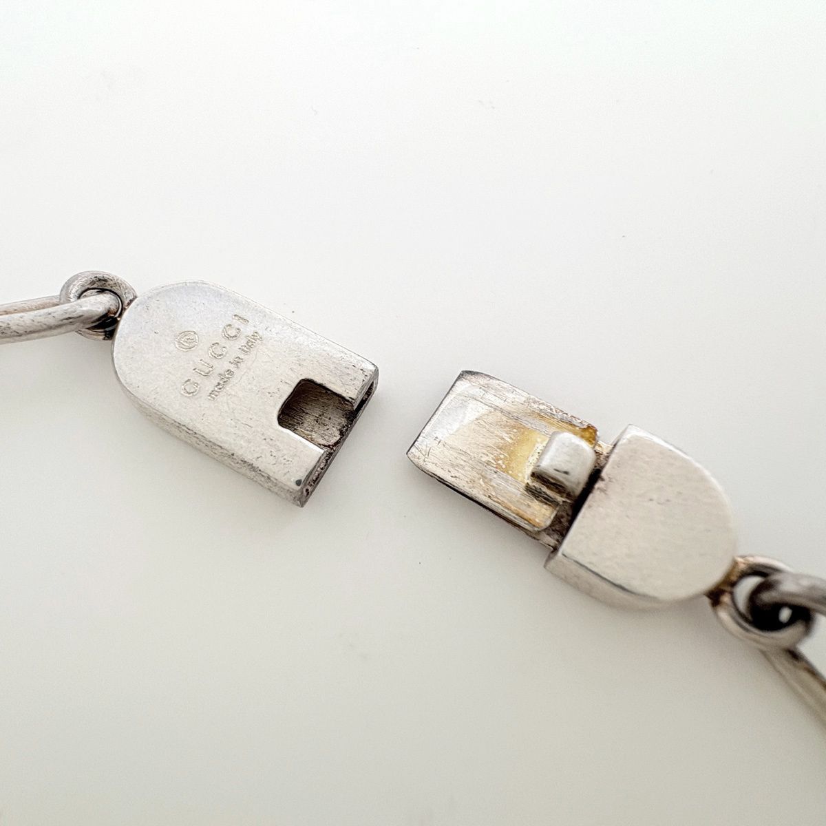 Gucci Logo Chain Bracelet 925 Sterling Silver — view 2