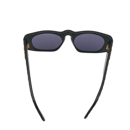 Chanel CC Logo Sunglasses Black Gold Eyewear — view 7