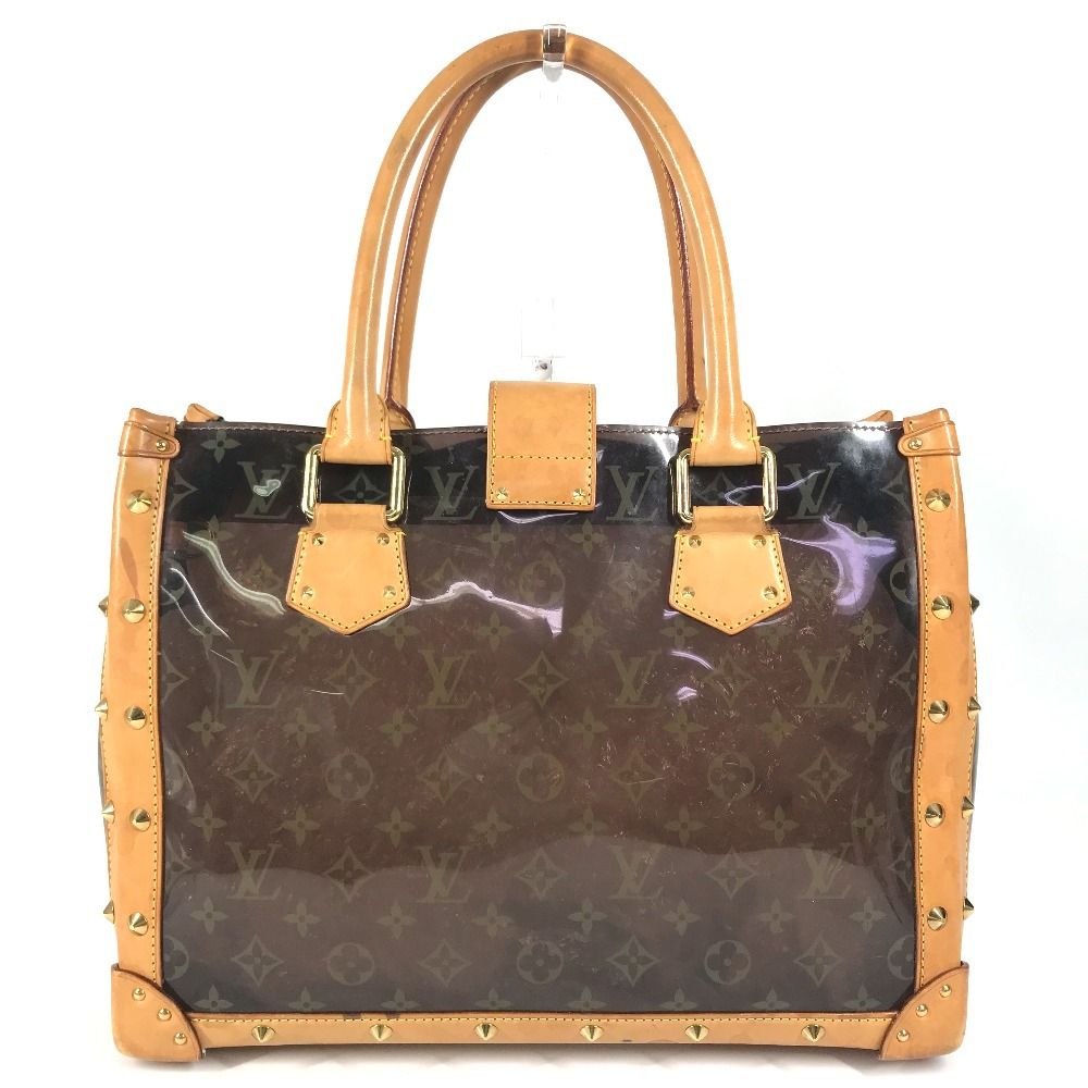 Louis Vuitton Shoulder Bag Neo Cabas Amble MM Monogram Vinyl Leather Brown — view 2