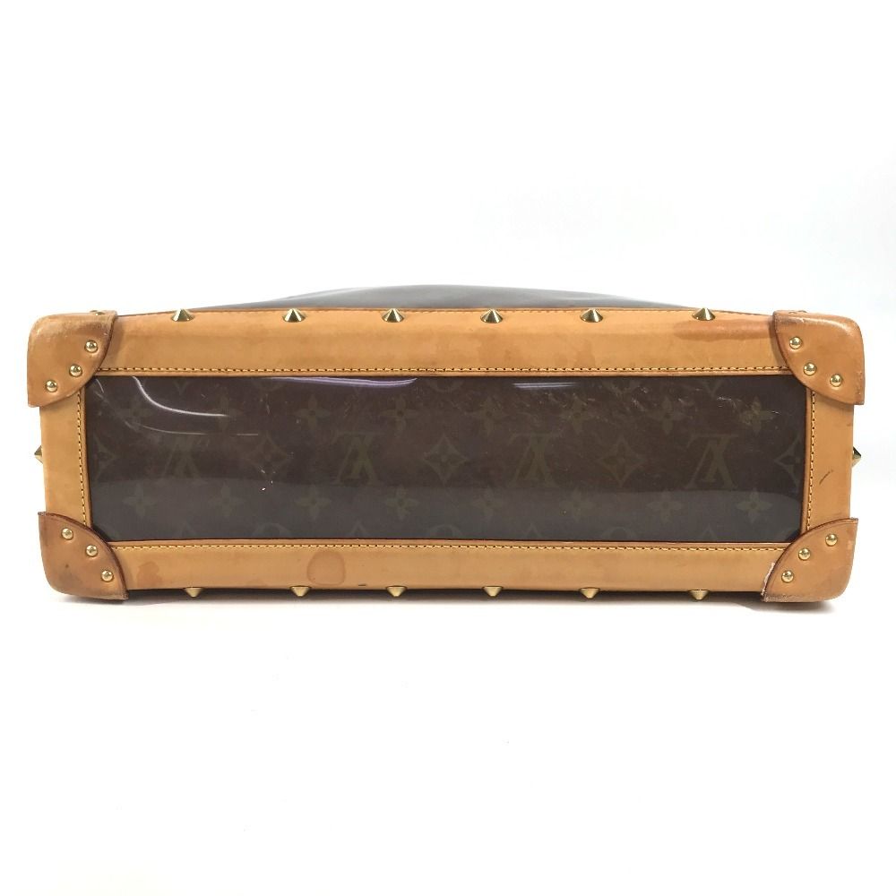 Louis Vuitton Shoulder Bag Neo Cabas Amble MM Monogram Vinyl Leather Brown — view 5