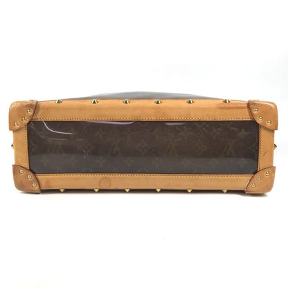 Louis Vuitton Shoulder Bag Neo Cabas Amble MM Monogram Vinyl Leather Brown — view 5