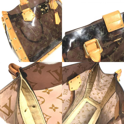 Louis Vuitton Shoulder Bag Neo Cabas Amble MM Monogram Vinyl Leather Brown — view 8