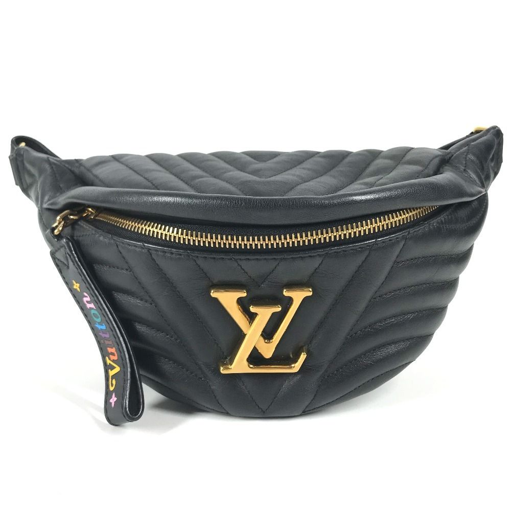 Louis Vuitton Belt Bag Leather Black