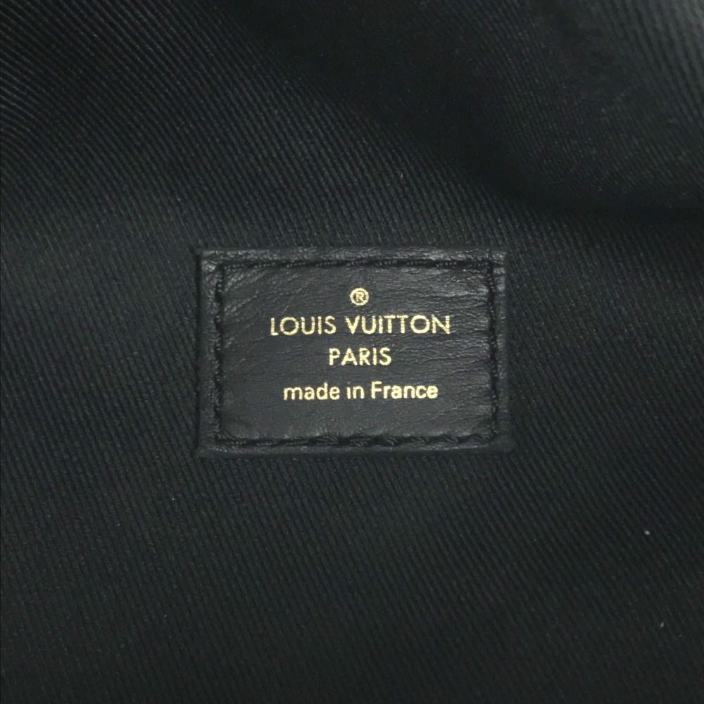 Louis Vuitton Belt Bag Leather Black — view 7