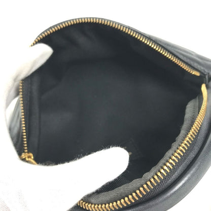 Louis Vuitton Belt Bag Leather Black — view 6