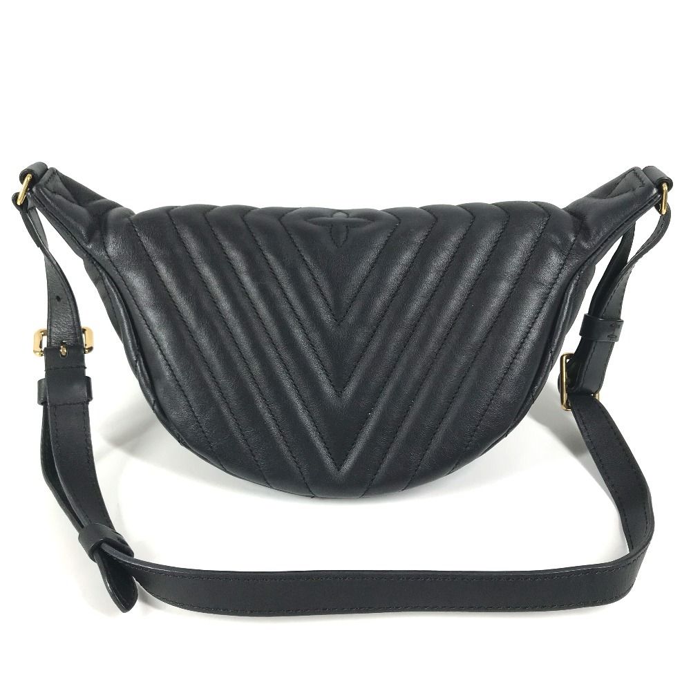 Louis Vuitton Belt Bag Leather Black — view 2