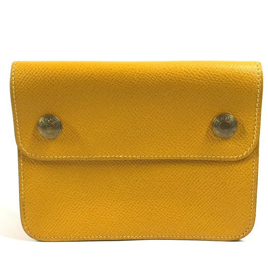 Hermes Belt Bag Pochette Green Courchevel Yellow