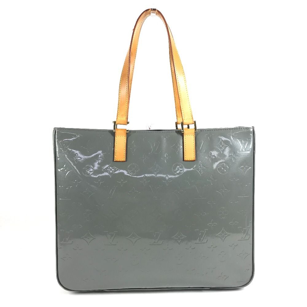 Louis Vuitton Tote Bag Columbus Monogram Vernis Gray — view 2