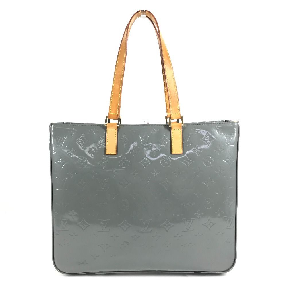 Louis Vuitton Tote Bag Columbus Monogram Vernis Gray
