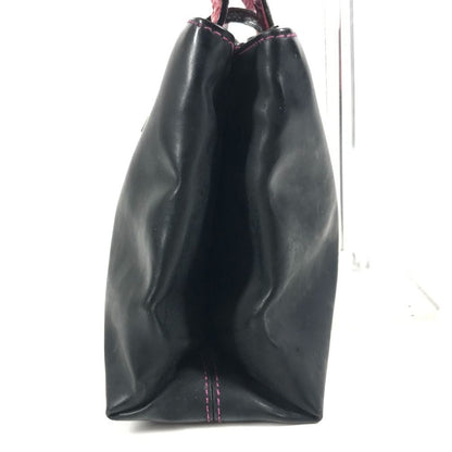 Bvlgari Shoulder Bag Logo Ruba Black — view 5