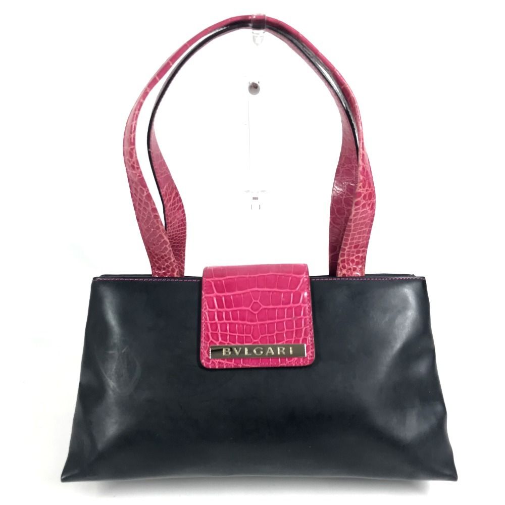 Bvlgari Shoulder Bag Logo Ruba Black — view 2