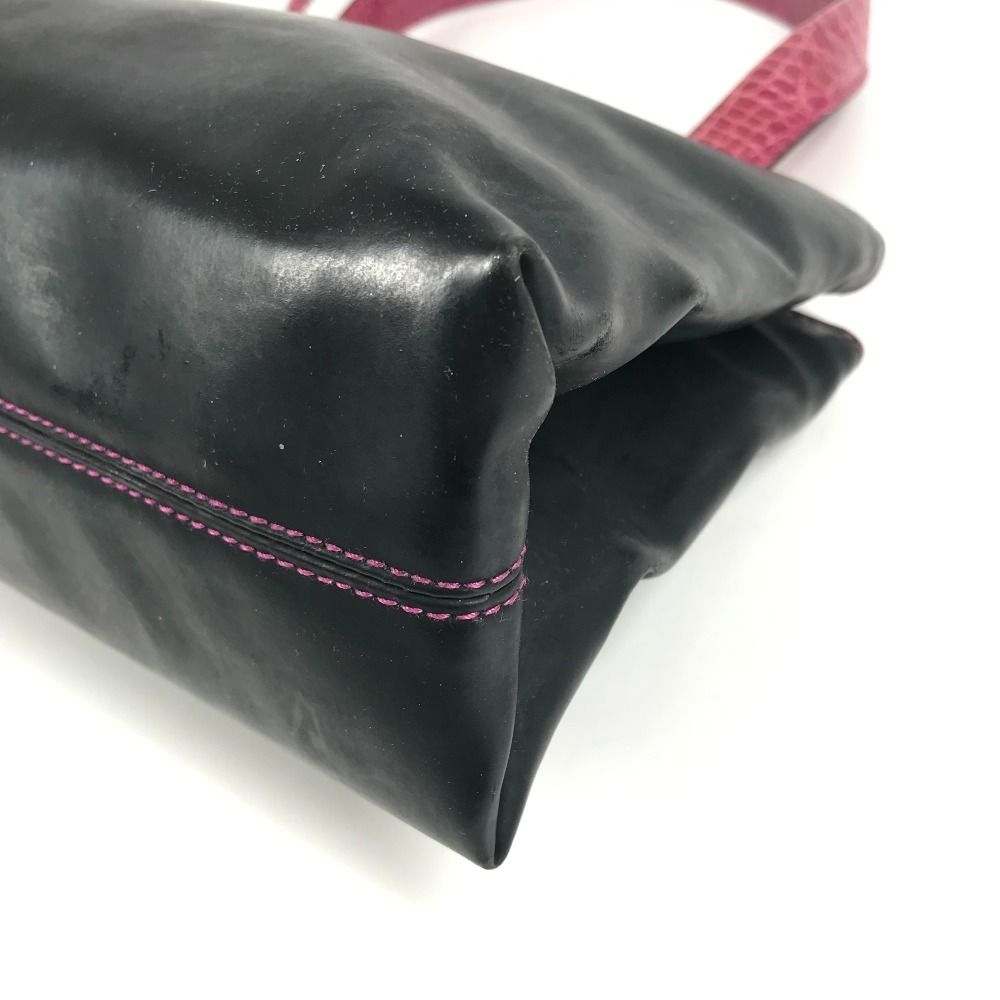 Bvlgari Shoulder Bag Logo Ruba Black — view 7