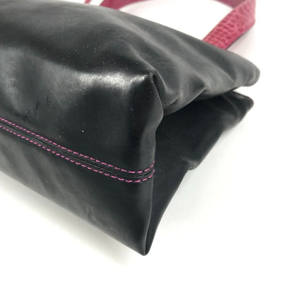 Bvlgari Shoulder Bag Logo Ruba Black — view 7