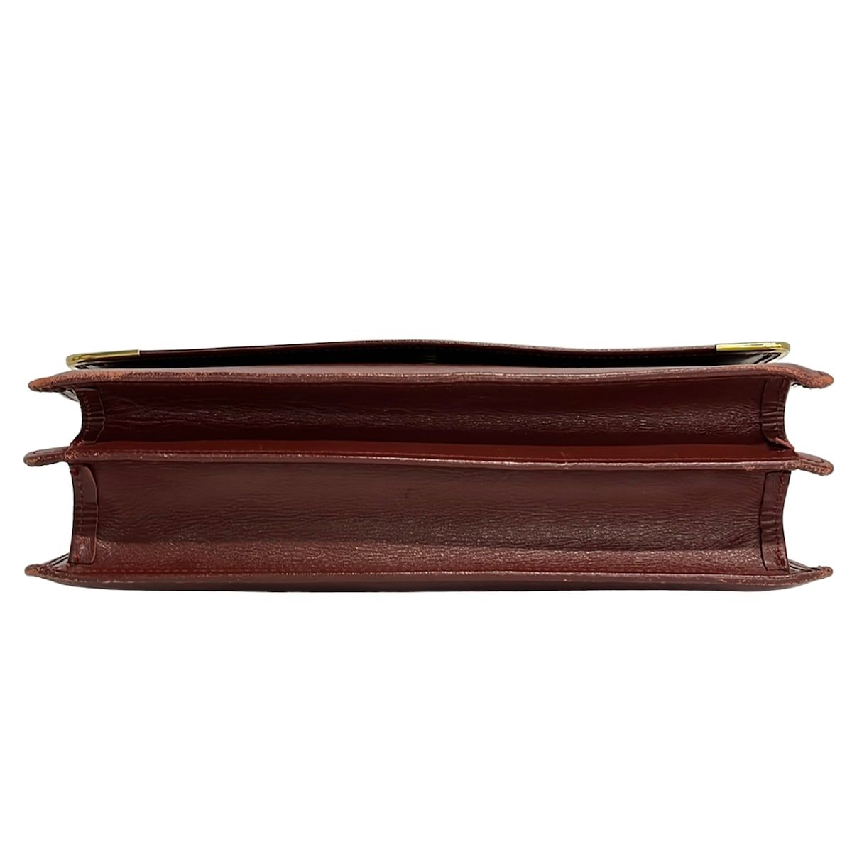 Cartier Shoulder Bag Must Line Bordeaux Gold Leather — view 5