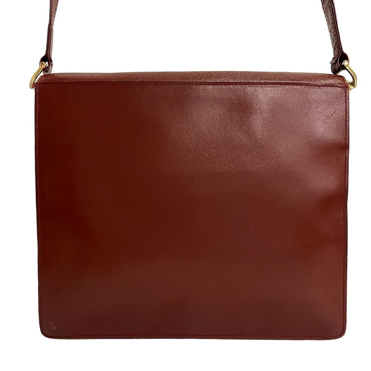Cartier Shoulder Bag Must Line Bordeaux Gold Leather — view 3
