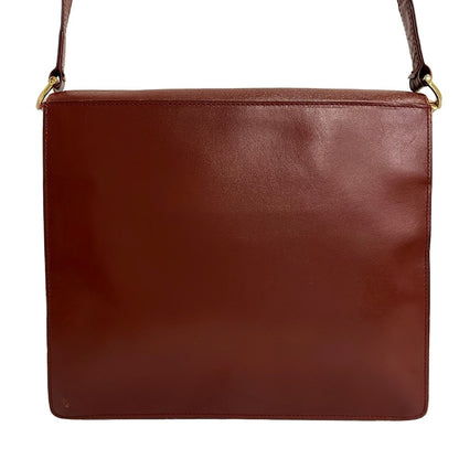 Cartier Shoulder Bag Must Line Bordeaux Gold Leather — view 3