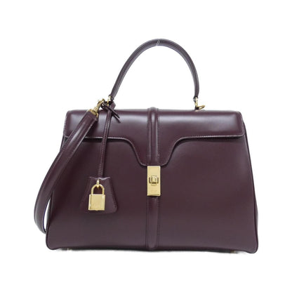 Celine 16 Bag Handbag Burgundy