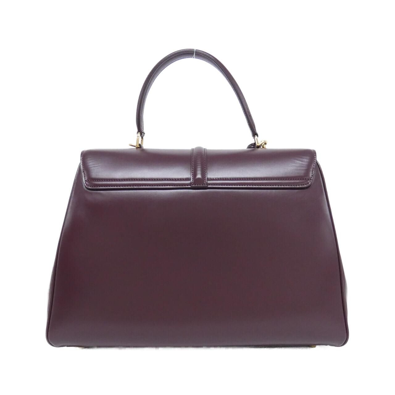 Celine 16 Bag Handbag Burgundy — view 2