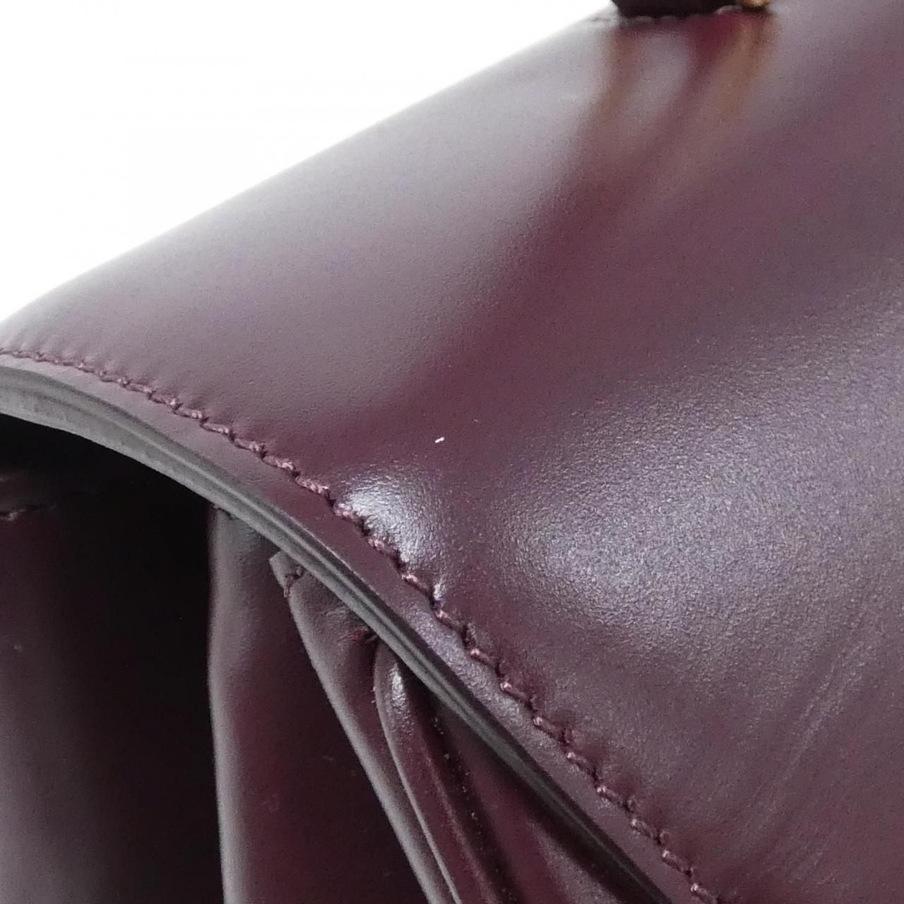 Celine 16 Bag Handbag Burgundy — view 5