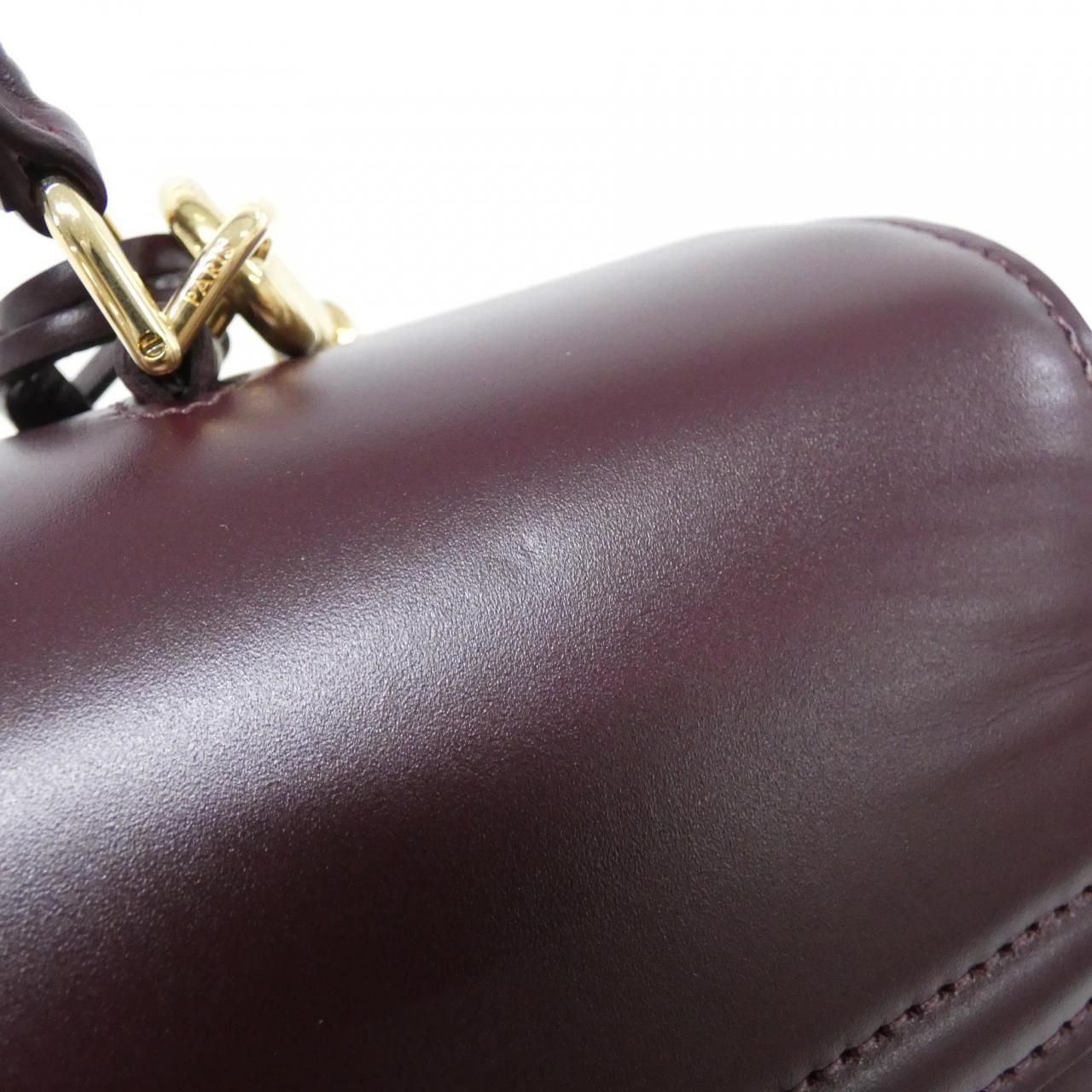 Celine 16 Bag Handbag Burgundy — view 4