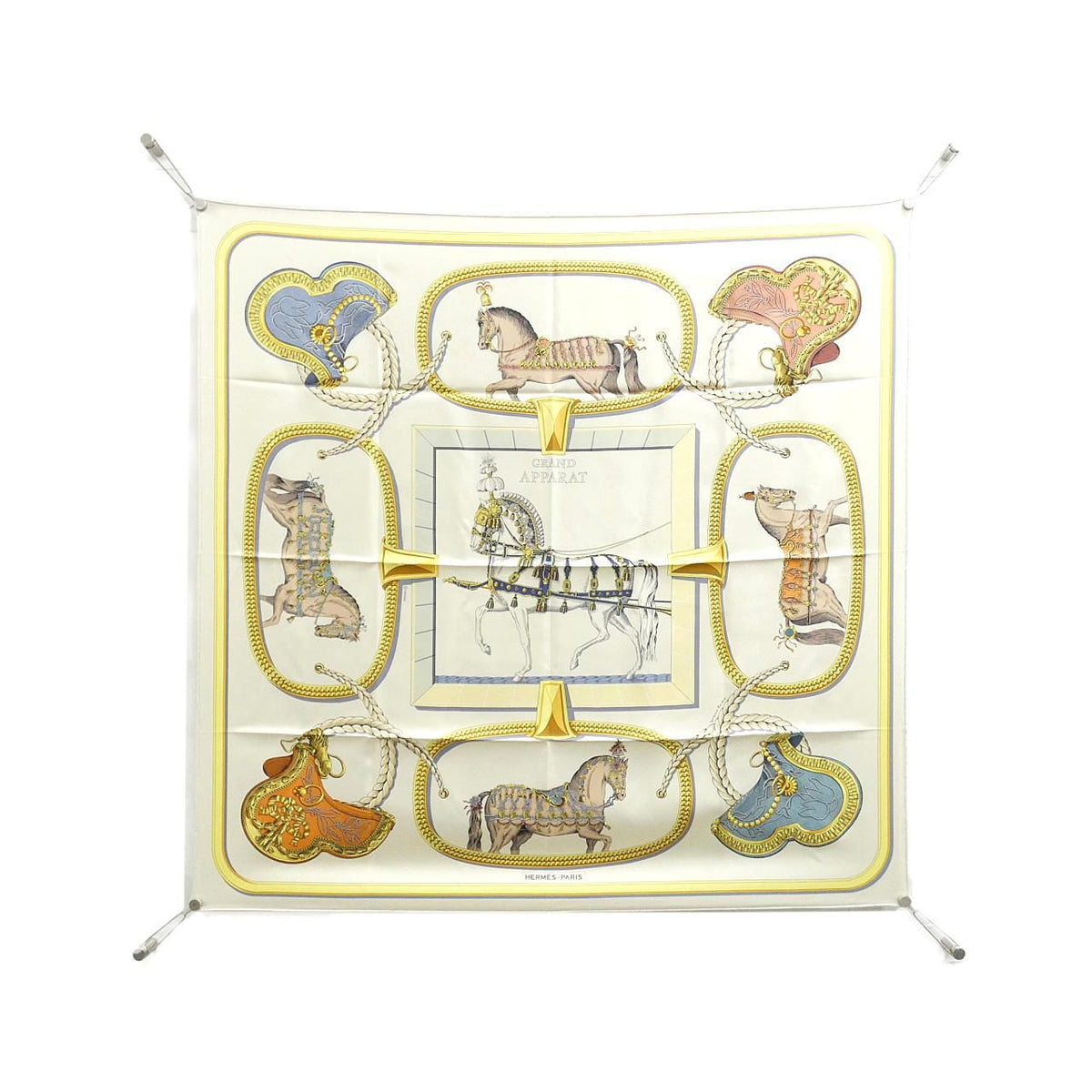 Hermes Grand Apparat Carre Scarf