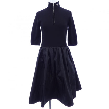 Prada Triangle Logo Dress