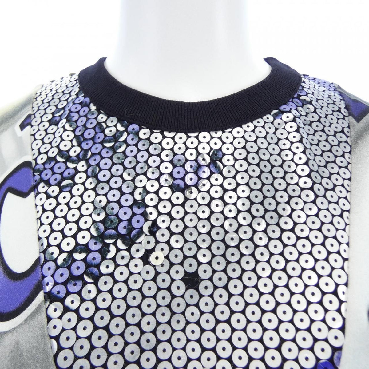 Louis Vuitton Sequin Details Cut Dress — view 6
