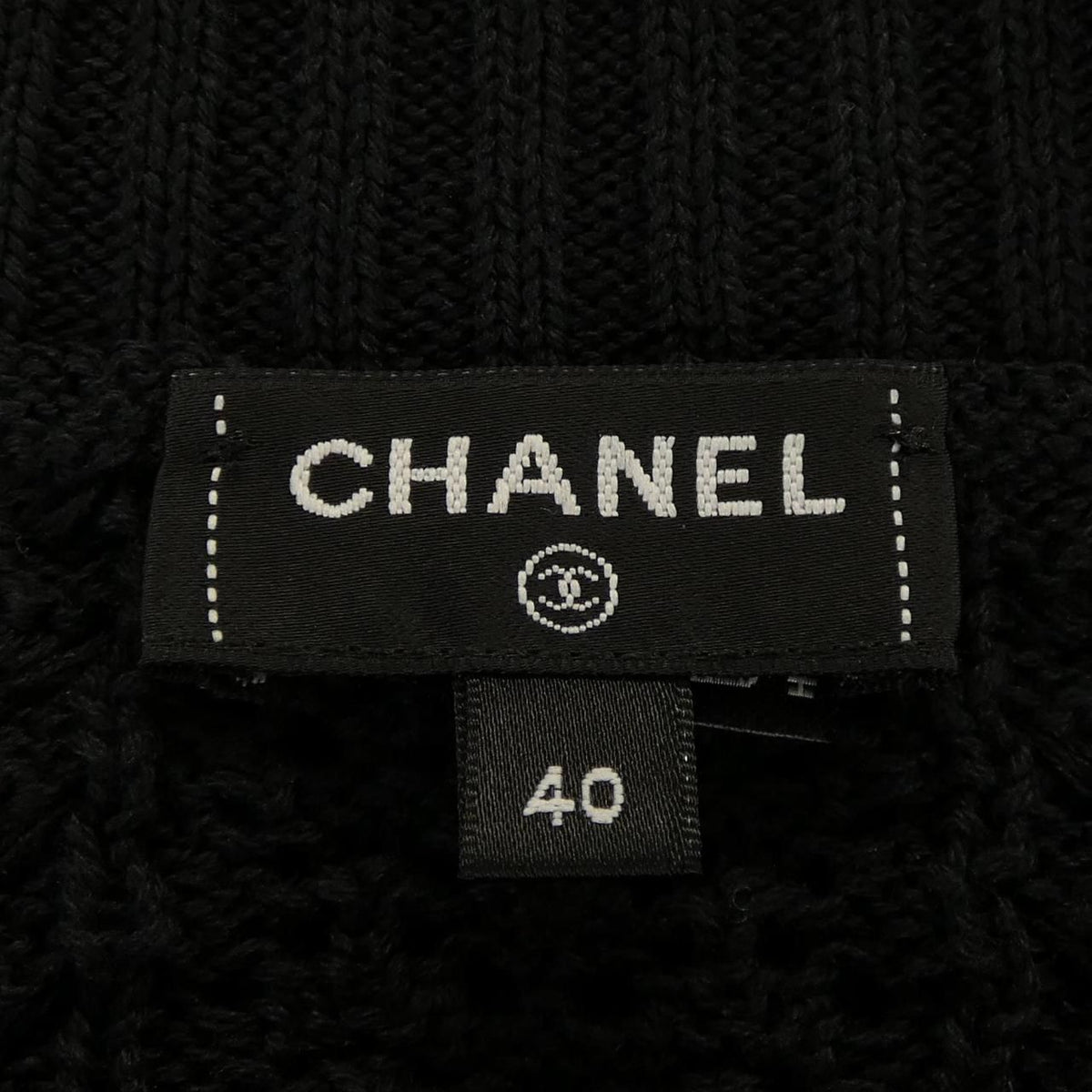 Chanel Knit Sweater Black — view 5