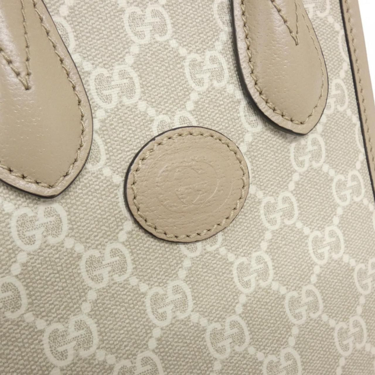 Gucci Uulbt Bag Handbag Beige — view 4