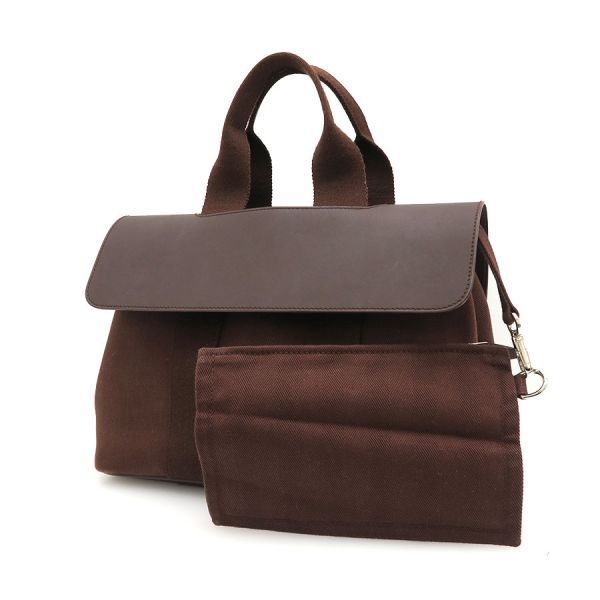 Hermes Valparaiso PM Tote Brown