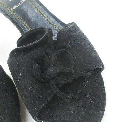 Fendi Mules Ribbon Frill Black 36 — view 6