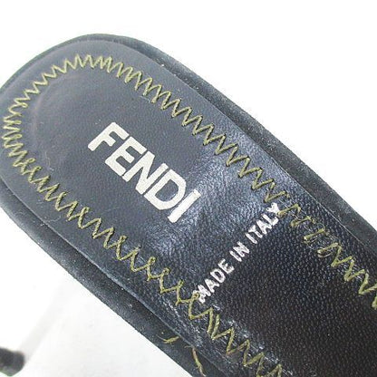 Fendi Mules Ribbon Frill Black 36 — view 7