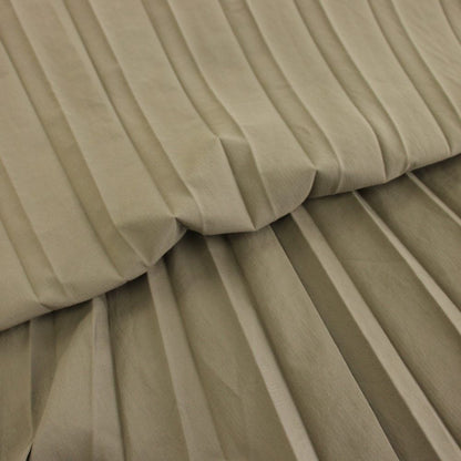Moncler 4 Hyke Gonna Skirt Long Pleated Waist Logo 42 Khaki — view 5