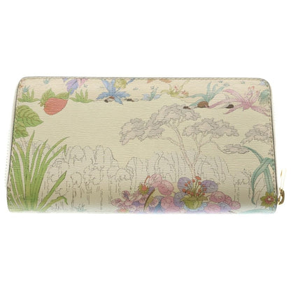 Gucci Horsebit 1955 Tiger Leather Gold Zip Around Wallet Ivory Multicolor — view 2