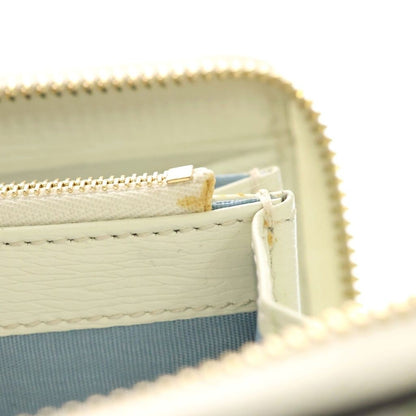 Gucci Horsebit 1955 Tiger Leather Gold Zip Around Wallet Ivory Multicolor — view 5