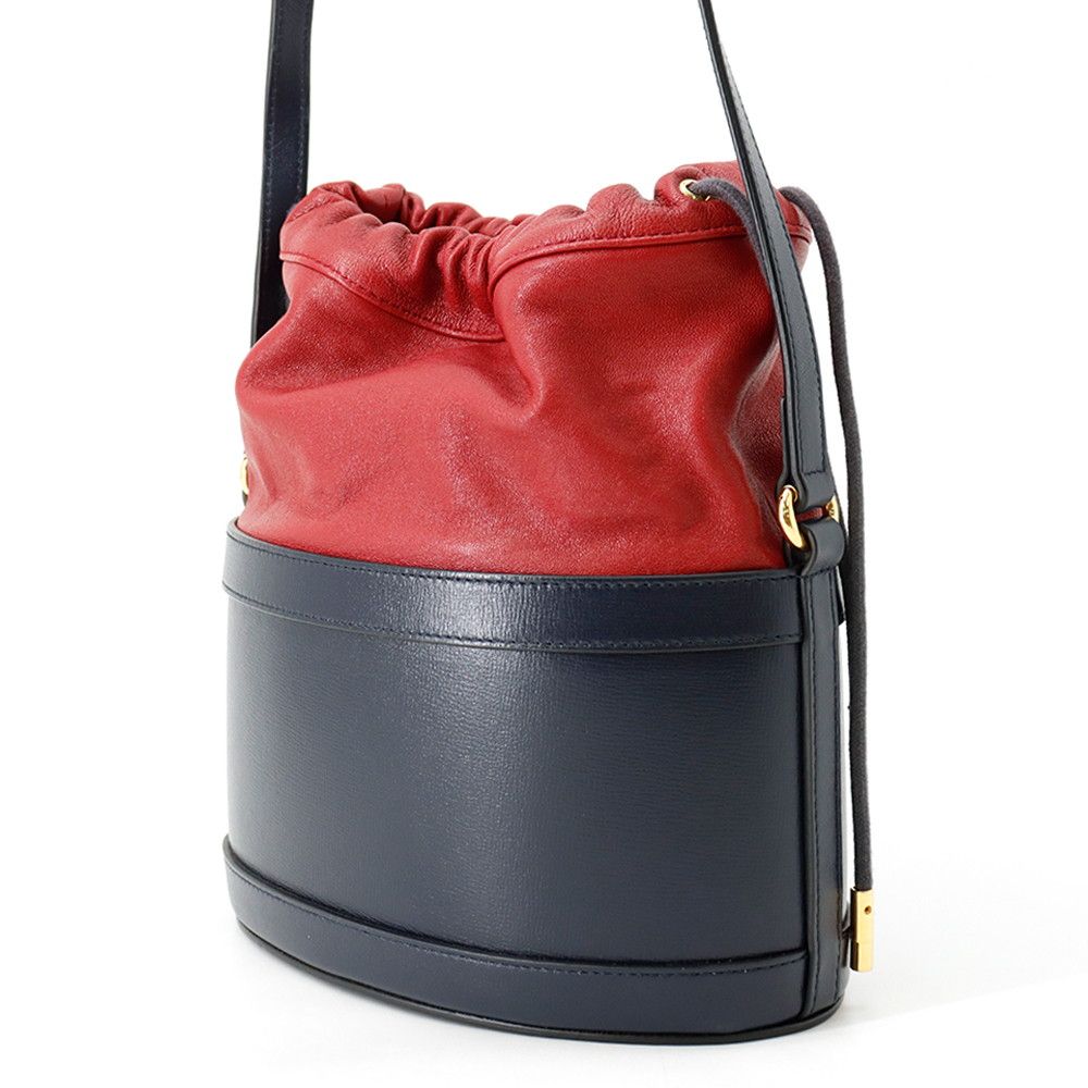 Gucci Shoulder Bag Horsebit 1955 Drawstring Leather — view 2