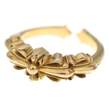 Chrome Hearts 22K Baby Classic Double Floral Ring Gold