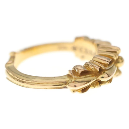 Chrome Hearts 22K Baby Classic Double Floral Ring Gold — view 3