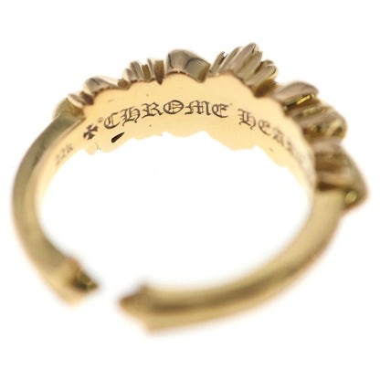Chrome Hearts 22K Baby Classic Double Floral Ring Gold — view 5