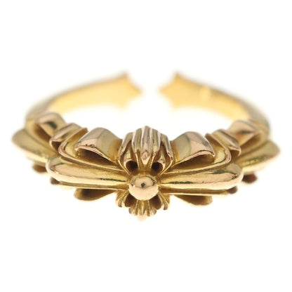 Chrome Hearts 22K Baby Classic Double Floral Ring Gold — view 4