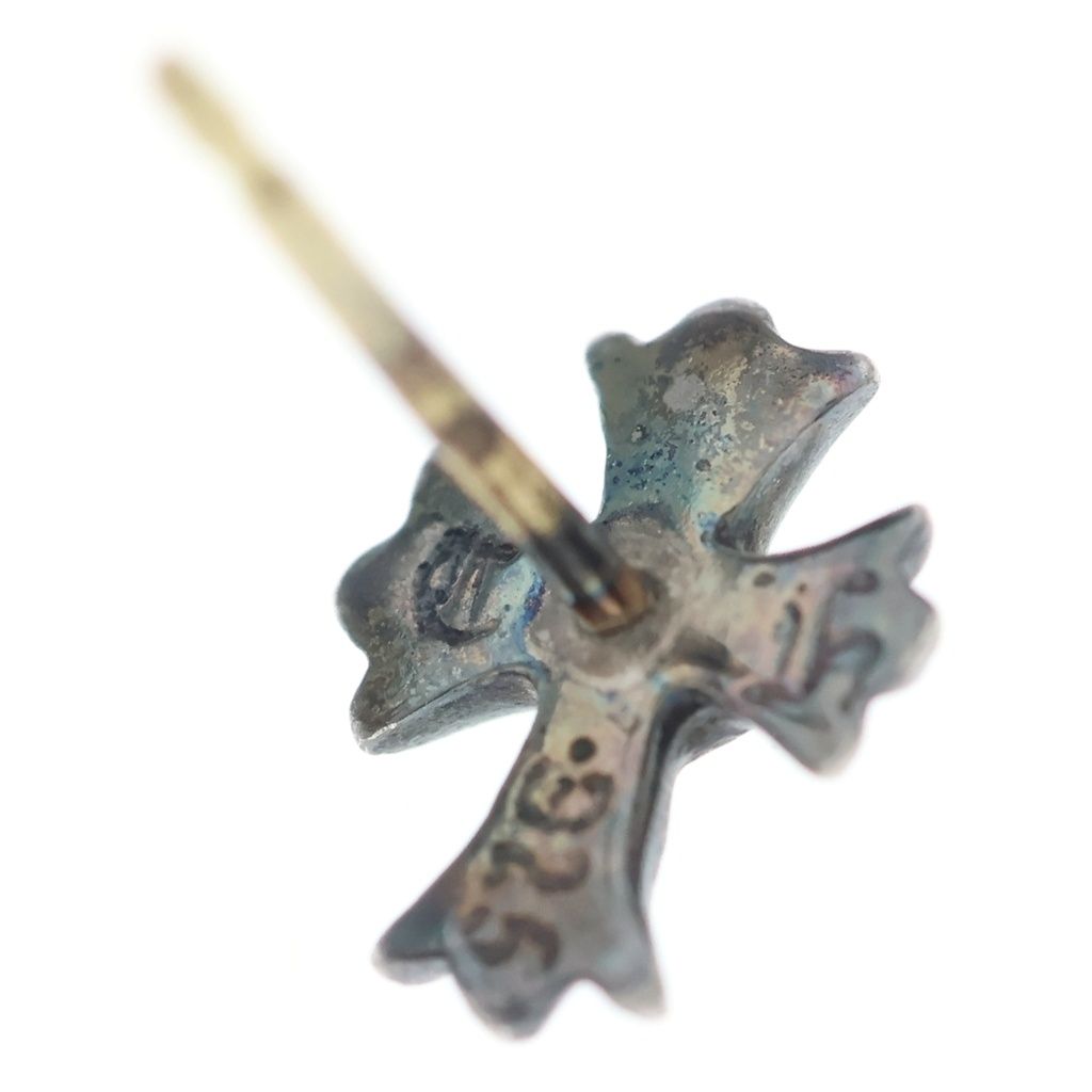 Chrome Hearts No2 CH CH Cross Studs Earrings Silver — view 6