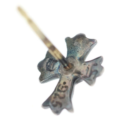 Chrome Hearts No2 CH CH Cross Studs Earrings Silver — view 6