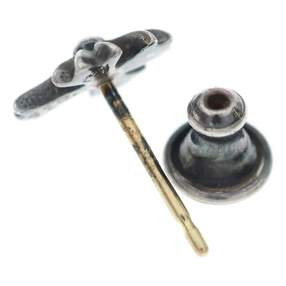 Chrome Hearts No2 CH CH Cross Studs Earrings Silver — view 5