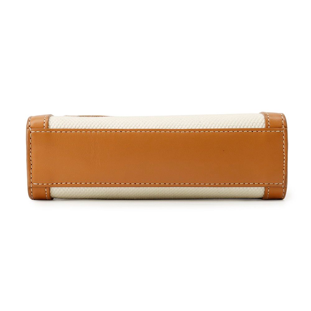 Celine Handbag Mini Vertical Cover Canvas Leather 2-Way — view 3
