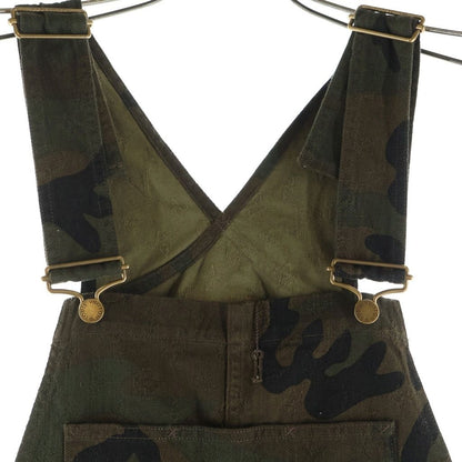Louis Vuitton Monogram Jacquard Camouflage All Over Denim Overalls Khaki — view 3