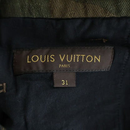 Louis Vuitton Monogram Jacquard Camouflage All Over Denim Overalls Khaki — view 6