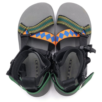 Prada Belt Sports Sandals Black — view 4