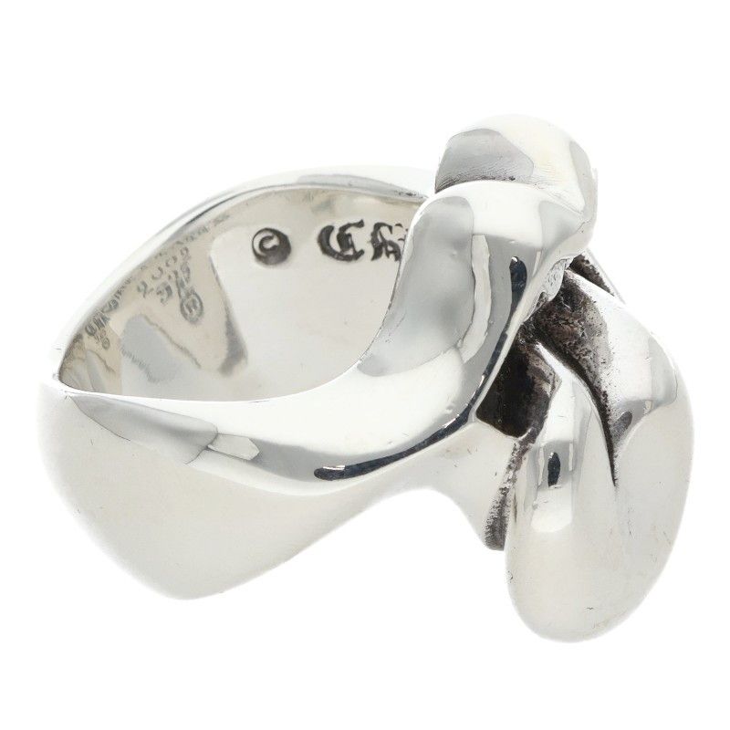 Chrome Hearts Lip Tongue Md Lip and Tan Silver Ring — view 5